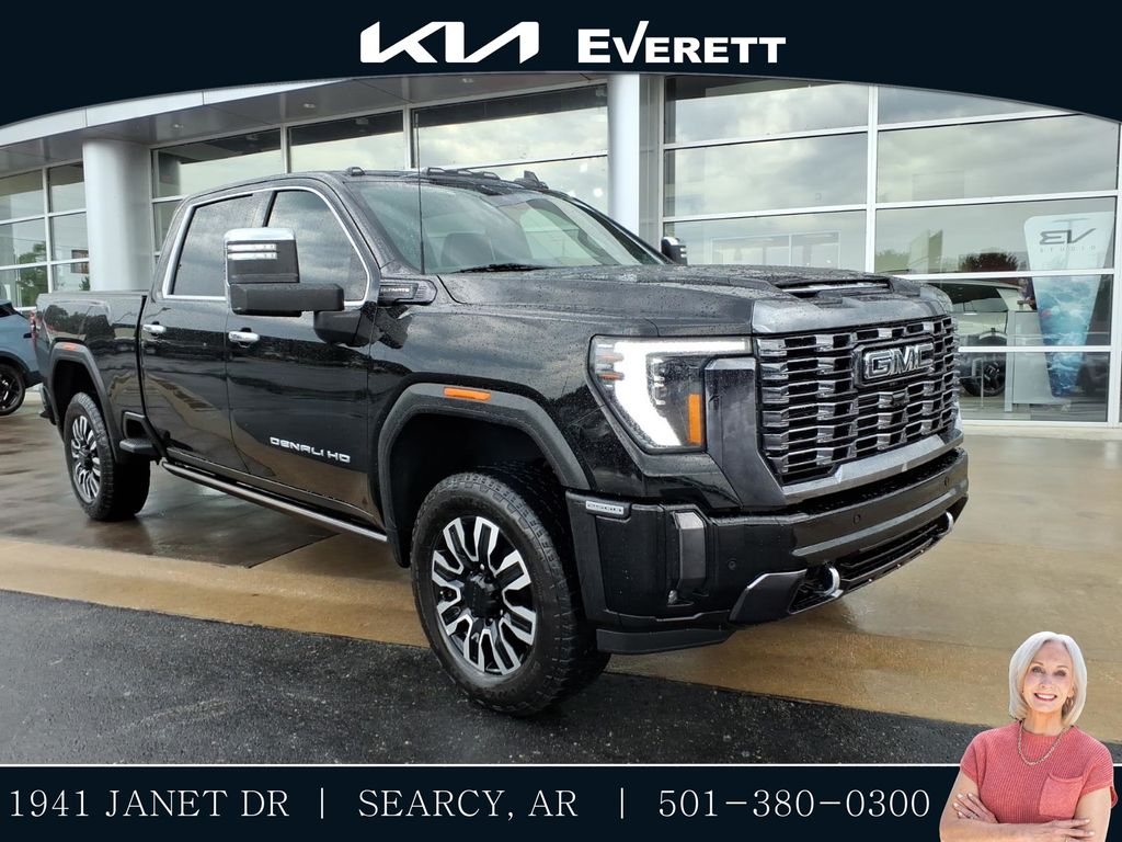 Onyx Black 2024 GMC Sierra 2500HD Pickup Truck Four-Wheel Drive Automatic