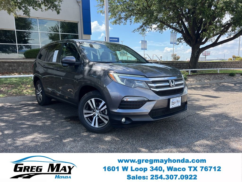 Gray (Modern Steel Metallic) 2018 Honda Pilot EX-L FWD SUV / Crossover Front-Wheel Drive 6-Speed Automatic