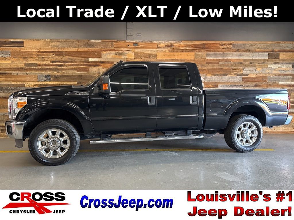 Tuxedo Black Metallic 2014 Ford F-250 Super Duty XLT Crew Cab 4WD Pickup Truck Four-Wheel Drive 6-Speed Automatic