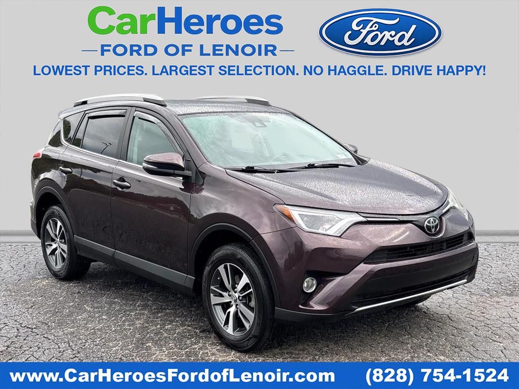 Black Currant 2017 Toyota RAV4 XLE SUV / Crossover Front-Wheel Drive 6-Speed Automatic