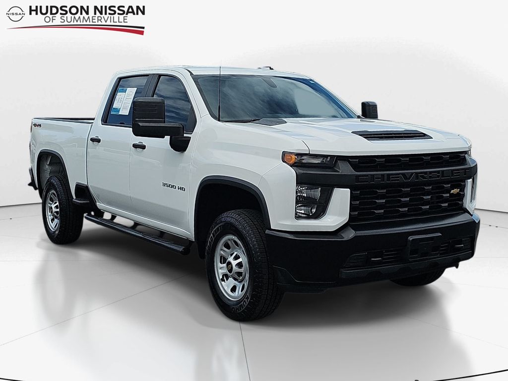 Summit White 2022 Chevrolet Silverado 3500HD Pickup Truck Four-Wheel Drive 6-Speed Automatic