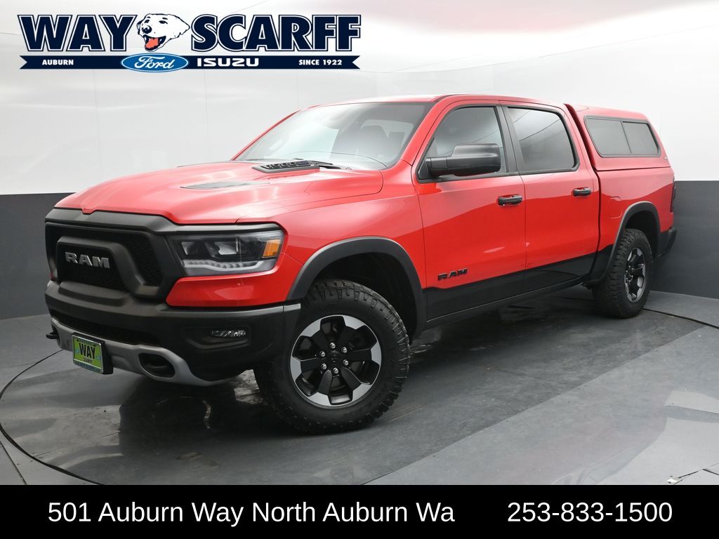 Flame Red Clearcoat 2023 RAM 1500 Pickup Truck Four-Wheel Drive 8-Speed Automatic