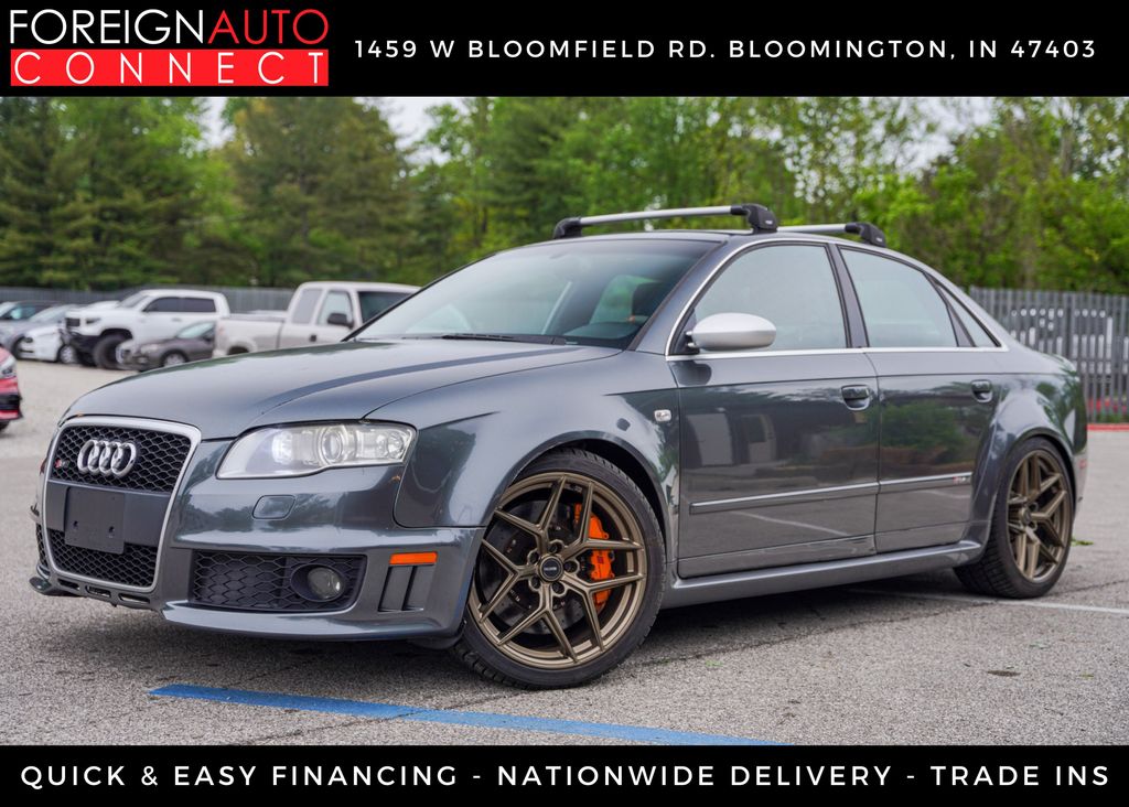 Gray 2007 Audi RS 4 quattro Sedan AWD Sedan All-Wheel Drive 6-Speed Manual
