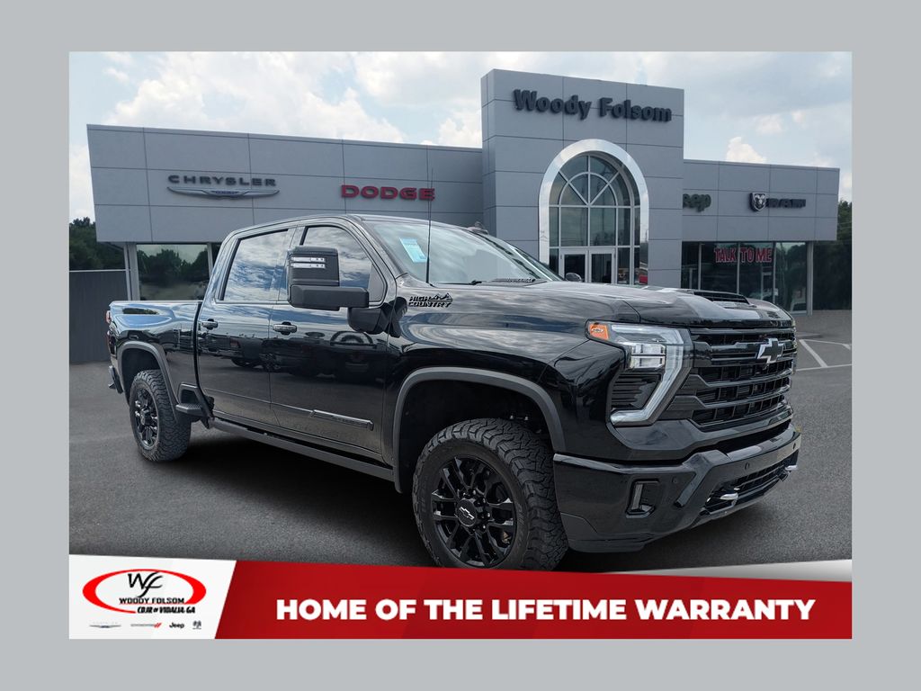 Black 2025 Chevrolet Silverado 2500HD Pickup Truck Four-Wheel Drive Automatic