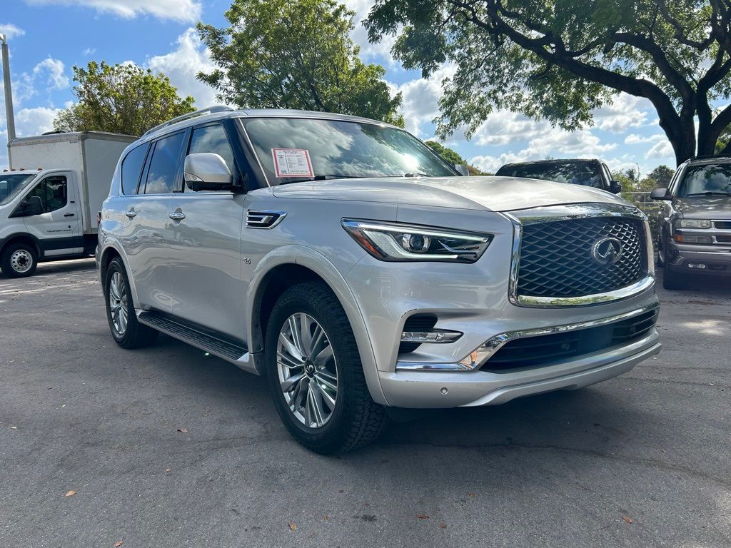 Used 2020 INFINITI QX80 Base with VIN JN8AZ2NF4L9702801 for sale in Miami, FL