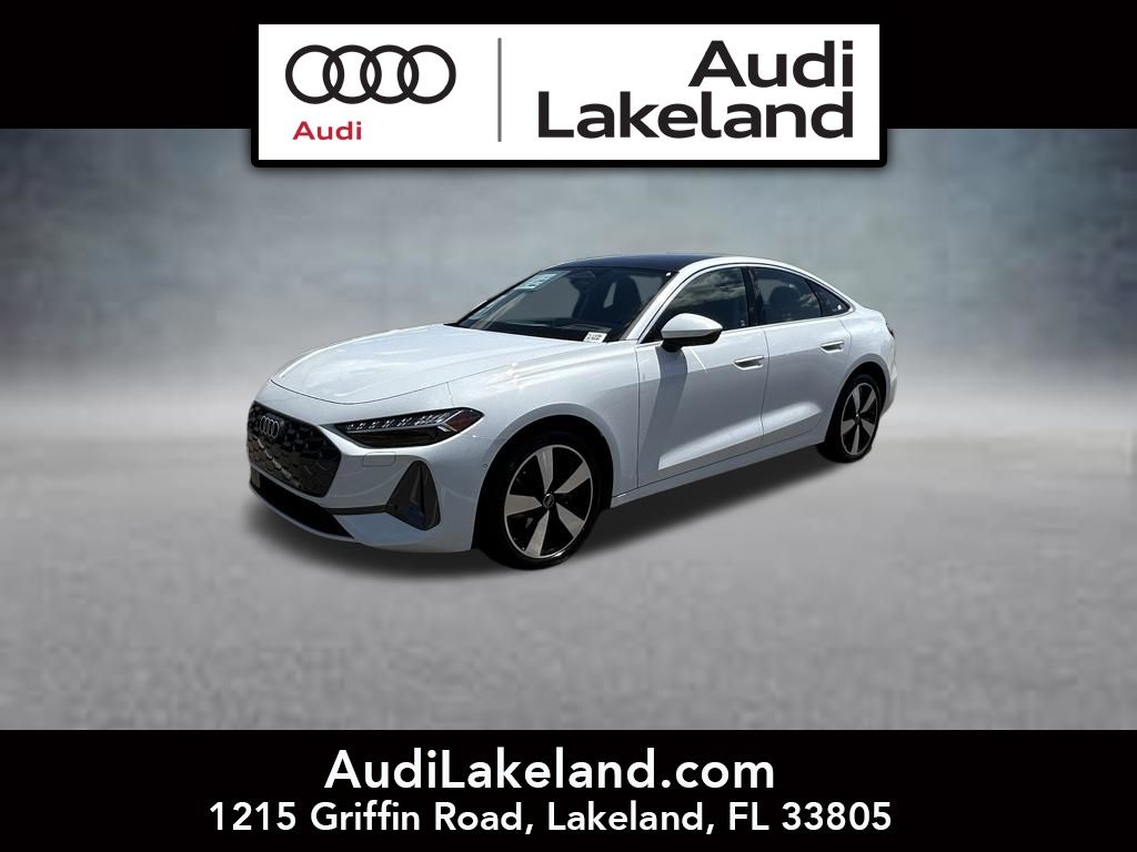 Glacier White 2025 Audi A5 Sedan All-Wheel Drive 7-Speed Automatic