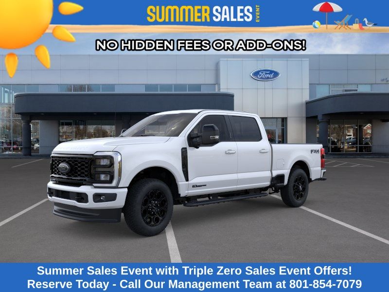 Star White Metallic Tri-Coat 2026 Ford F-250 Super Duty Pickup Truck Four-Wheel Drive Automatic