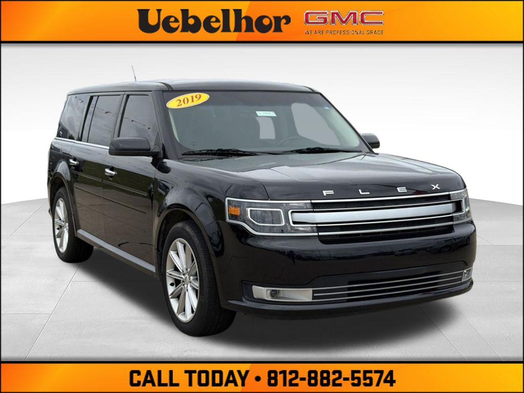 Black 2019 Ford Flex SUV / Crossover Front-Wheel Drive 6-Speed Automatic