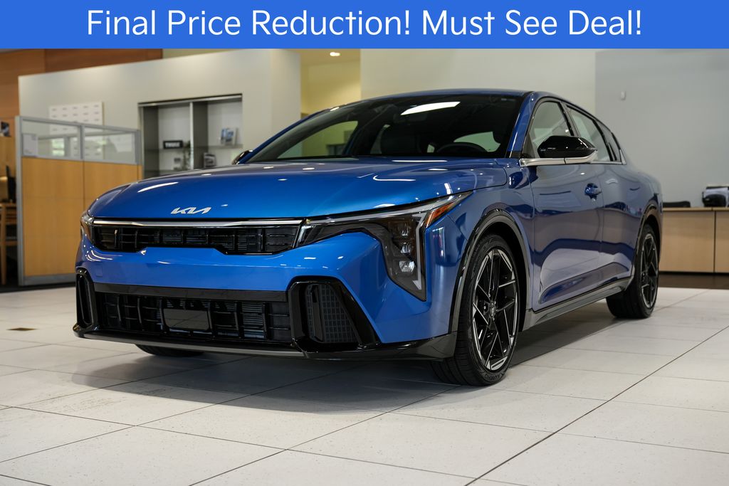 Wave Blue 2025 Kia K4 Sedan Front-Wheel Drive Continuously Variable Transmission