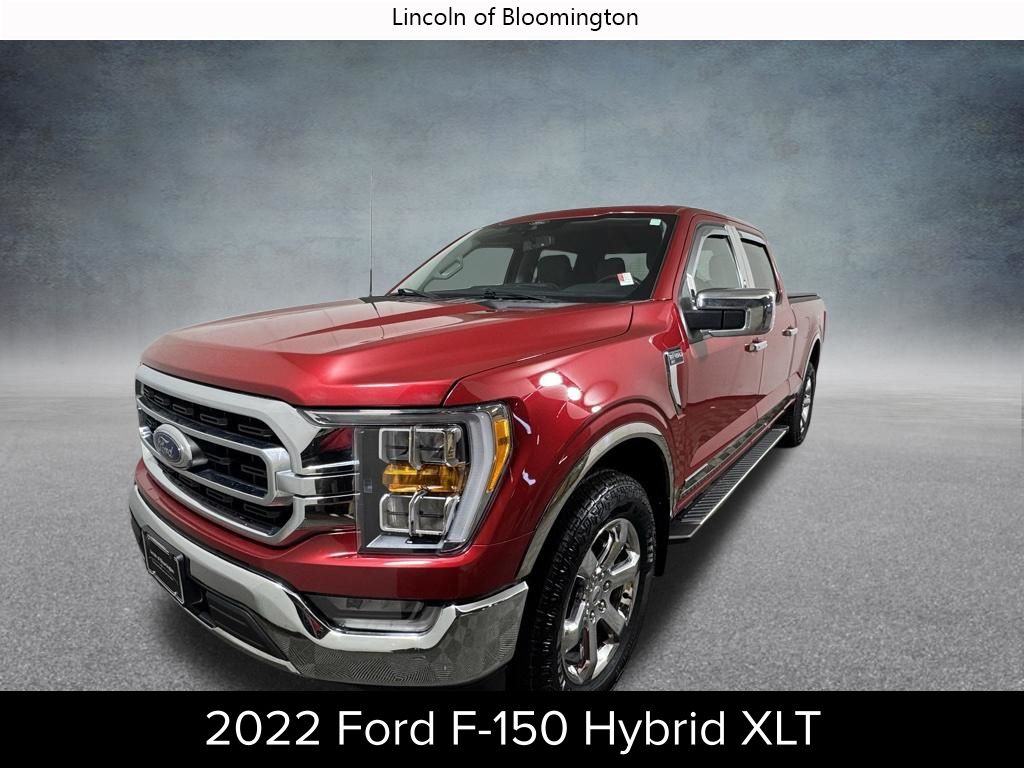 Red Metallic 2022 Ford F-150 Pickup Truck Four-Wheel Drive Automatic