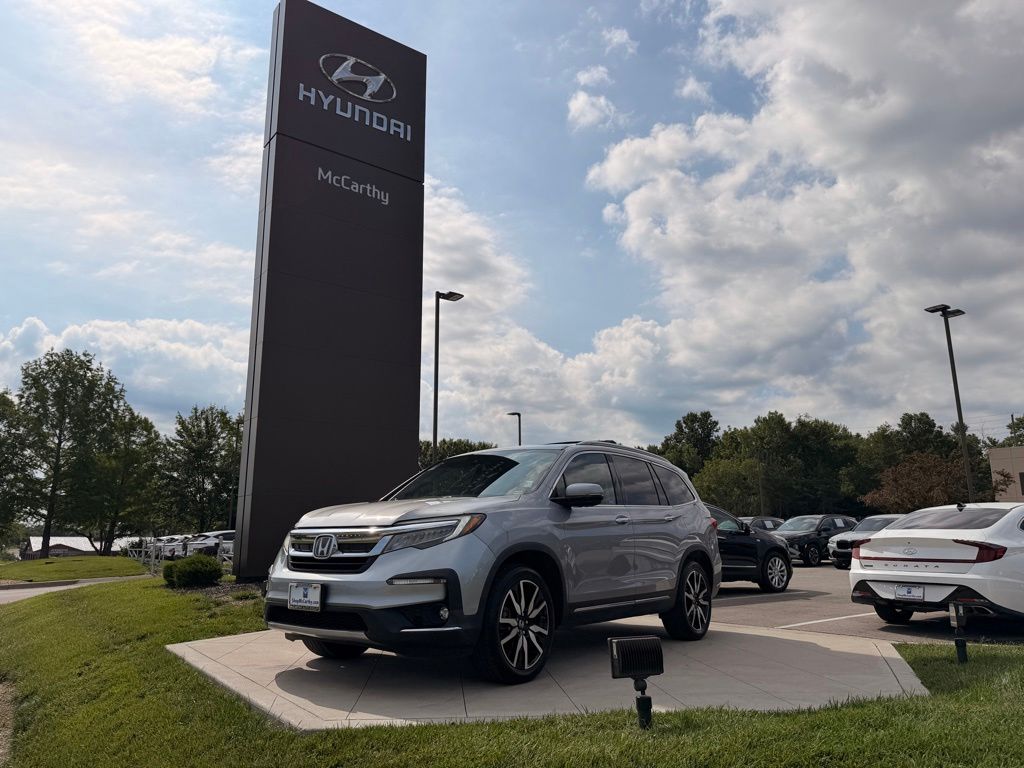 Lunar Silver Metallic 2021 Honda Pilot Elite AWD SUV / Crossover All-Wheel Drive 9-Speed Automatic