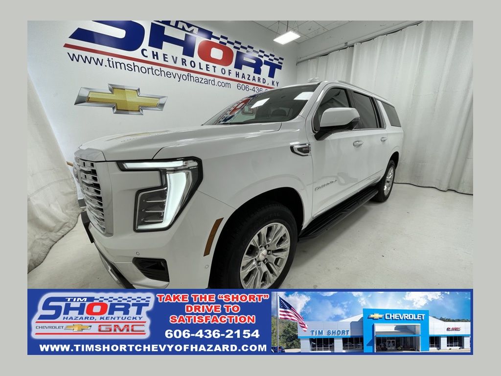 Summit White 2025 GMC Yukon XL SUV / Crossover Four-Wheel Drive 