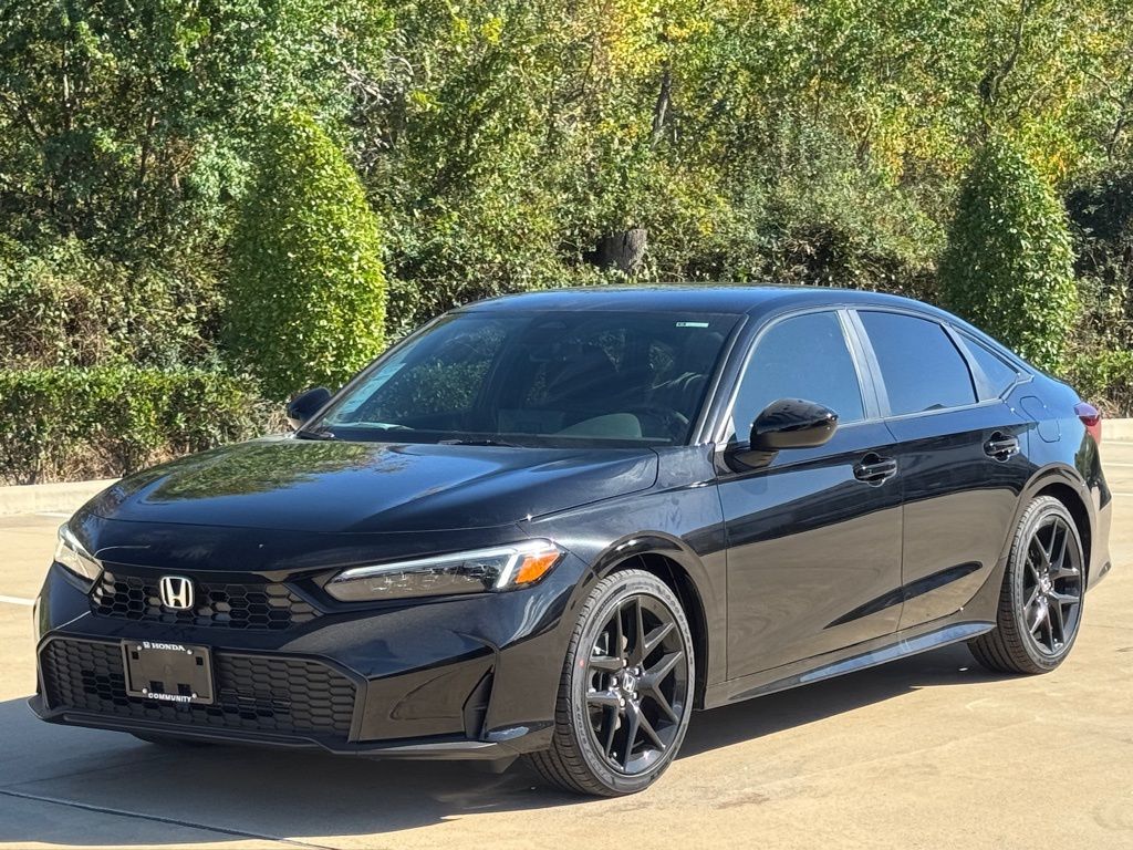2026 Honda Civic Sport Black at Classic Honda Galveston