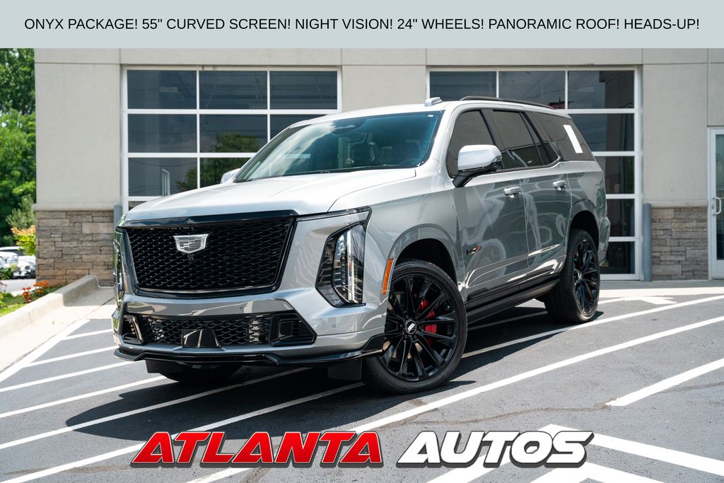 Argent Silver Metallic 2025 Cadillac Escalade-V SUV / Crossover All-Wheel Drive 