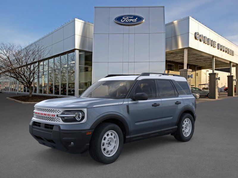 Blue (Azure Gray Metallic Tri-Coat) 2025 Ford Bronco Sport SUV / Crossover All-Wheel Drive 8-Speed Automatic