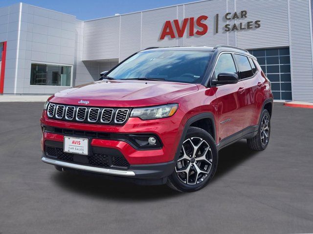 Red Hot Pearlcoat 2025 Jeep Compass Limited 4WD SUV / Crossover Four-Wheel Drive 8-Speed Automatic