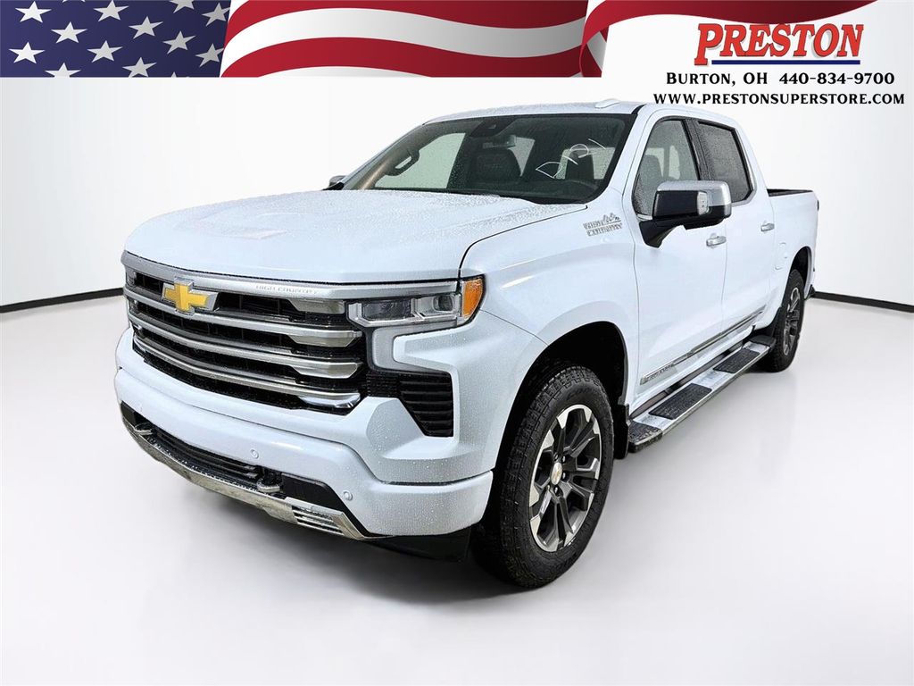 Polar White Tricoat 2026 Chevrolet Silverado 1500 Pickup Truck Four-Wheel Drive Automatic