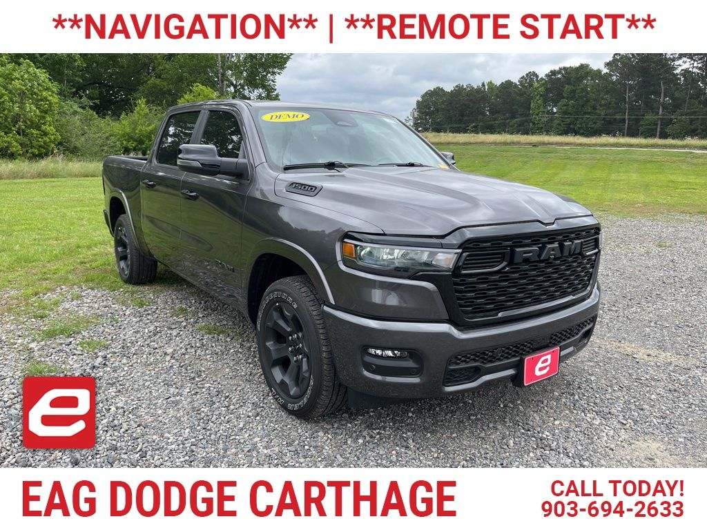 Gray (Granite Crystal Metallic Clearcoat) 2026 RAM 1500 Pickup Truck Four-Wheel Drive 8-Speed Automatic