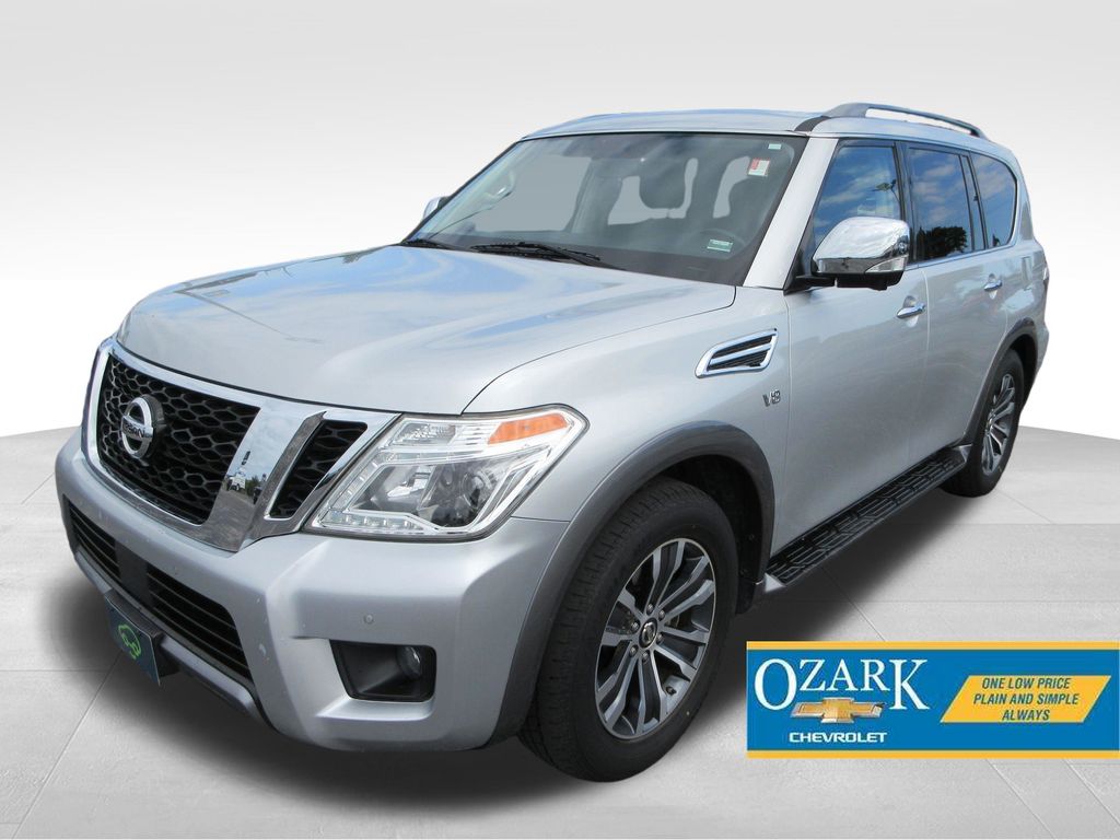 Brilliant Silver Metallic 2019 Nissan Armada SL 4WD SUV / Crossover Four-Wheel Drive 7-Speed Automatic