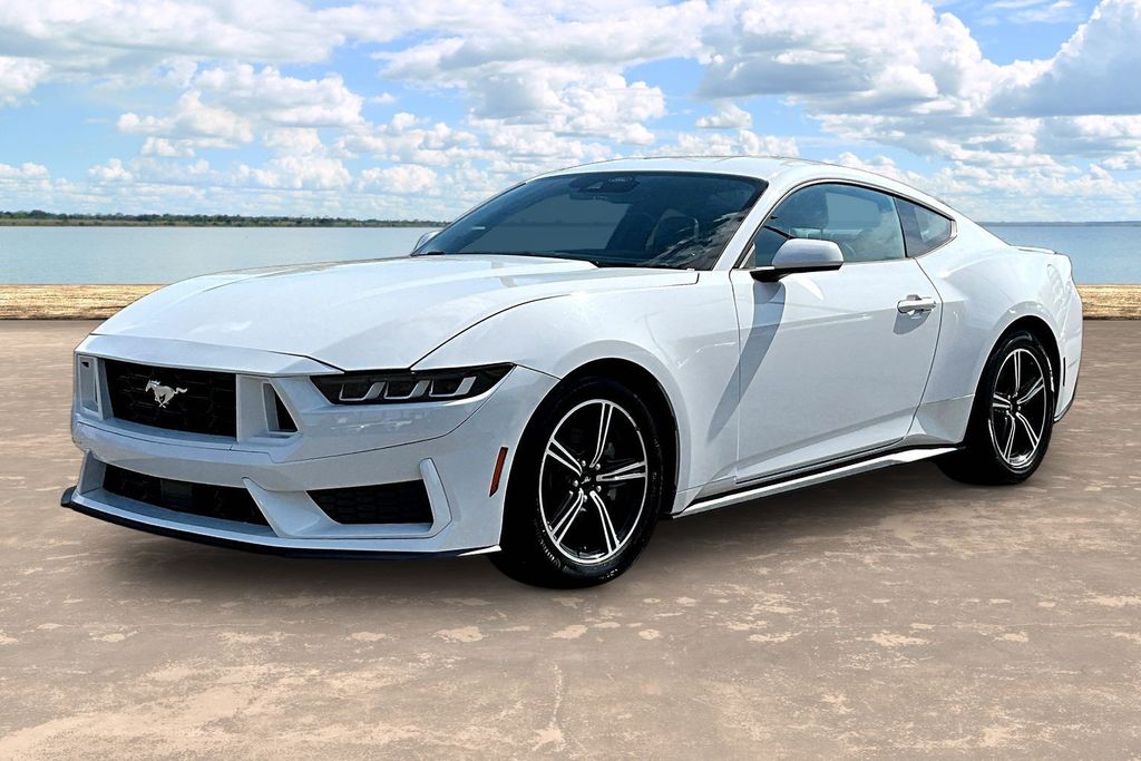 Oxford White 2024 Ford Mustang Coupe Rear-Wheel Drive Automatic
