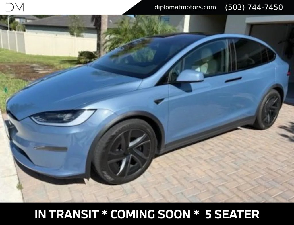 Blue 2026 Tesla Model X SUV / Crossover All-Wheel Drive 1-Speed Automatic