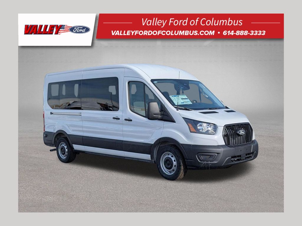 Oxford White 2026 Ford Transit Passenger Van Rear-Wheel Drive