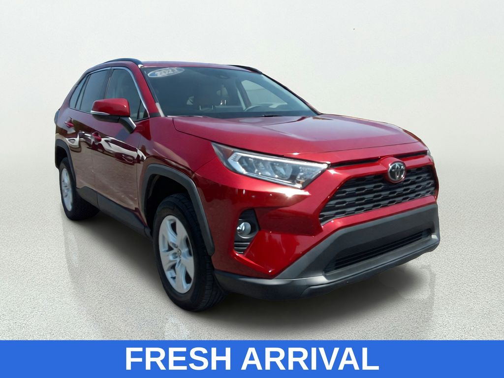 Red (Burgundy) 2021 Toyota RAV4 SUV / Crossover Front-Wheel Drive 8-Speed Automatic