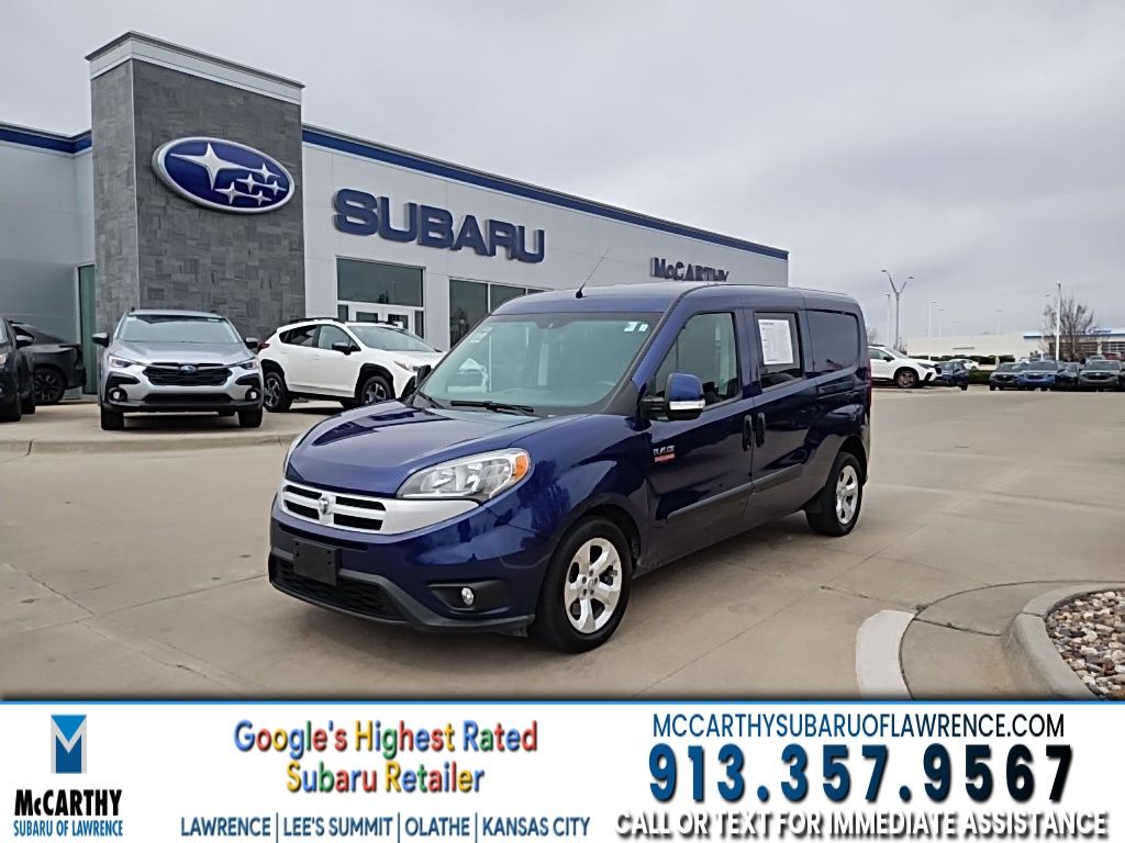 Blue 2017 RAM ProMaster City Tradesman SLT Cargo Van Van Front-Wheel Drive 9-Speed Automatic