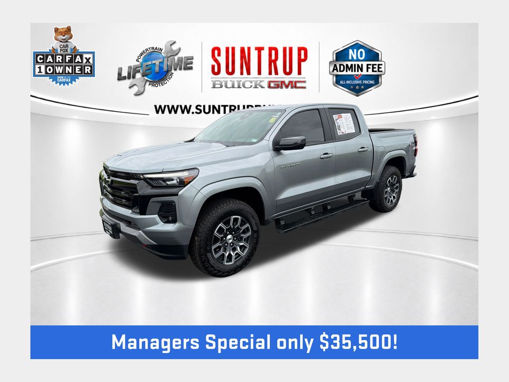 Sterling Gray Metallic 2025 Chevrolet Colorado Pickup Truck Four-Wheel Drive 8-Speed Automatic