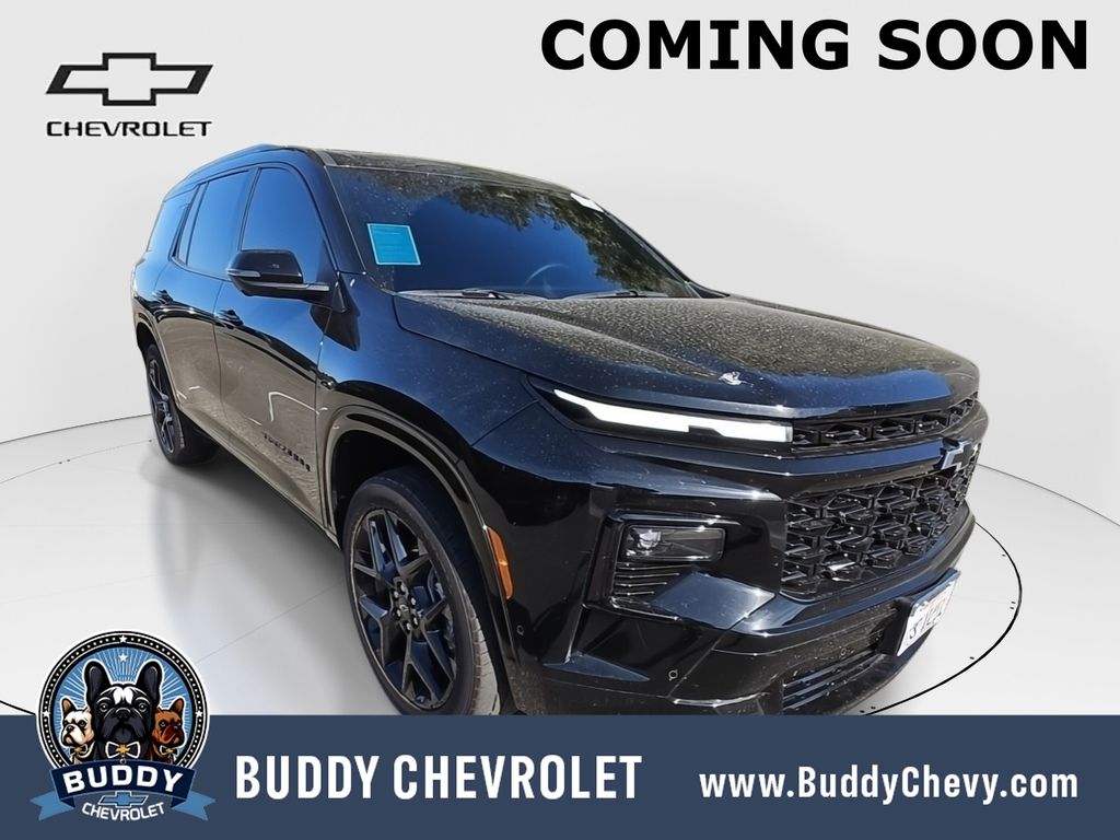 Black Metallic 2025 Chevrolet Traverse SUV / Crossover Front-Wheel Drive 8-Speed Automatic
