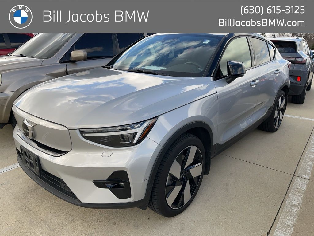 Silver Dawn Metallic 2022 Volvo C40 Recharge Ultimate eAWD SUV / Crossover 1-Speed Automatic