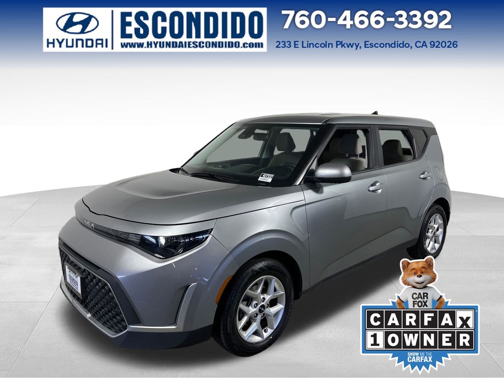 Steel Gray 2023 Kia Soul SUV / Crossover Front-Wheel Drive Continuously Variable Transmission