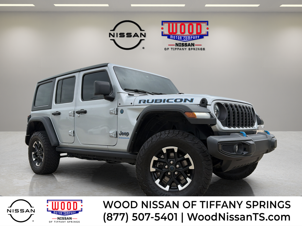 Silver Zynith Clearcoat 2024 Jeep Wrangler 4xe SUV / Crossover Four-Wheel Drive 8-Speed Automatic