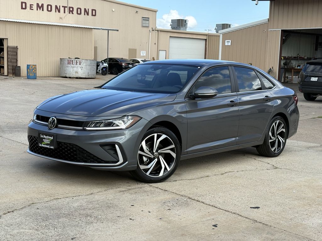 Platinum Gray 2026 Volkswagen Jetta SEL FWD Sedan Front-Wheel Drive 8-Speed Automatic
