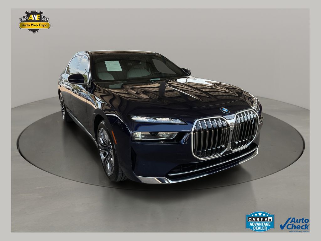 Tanzanite Blue II Metallic 2024 BMW i7 Sedan All-Wheel Drive Automatic