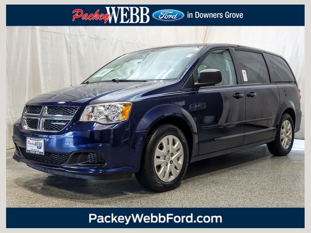 Contusion Blue Pearlcoat 2017 Dodge Grand Caravan Minivan Front-Wheel Drive 6-Speed Automatic