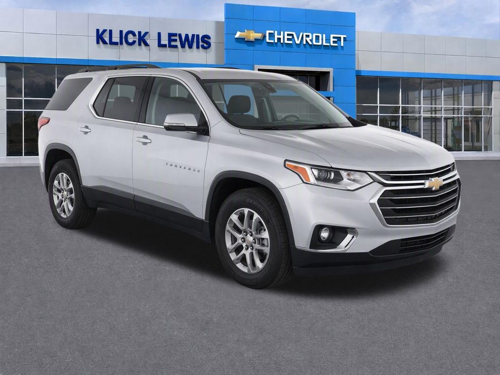 2021 Chevrolet Traverse LT Leather Silver at Klick Lewis Buick Chevrolet