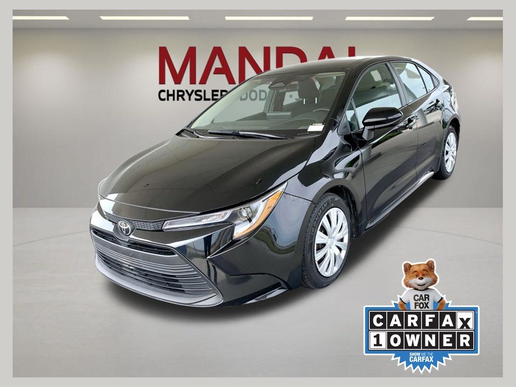 Midnight Black Metallic 2024 Toyota Corolla Sedan Front-Wheel Drive Continuously Variable Transmission