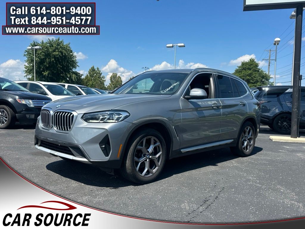 Gray (Skyscraper Grey Metallic) 2024 BMW X3 SUV / Crossover All-Wheel Drive 8-Speed Automatic