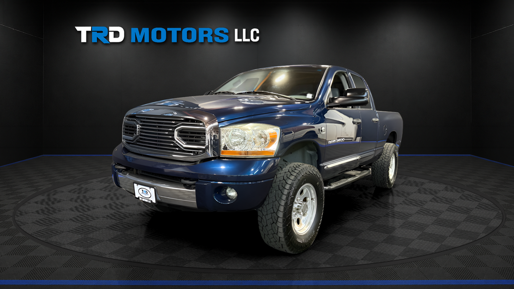 Patriot Blue Pearl 2006 Dodge RAM 2500 Pickup Truck Four-Wheel Drive 4-Speed Automatic