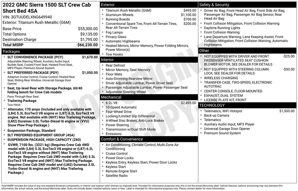 Used Car 2022 Gmc Sierra 1500  Slt For Sale Under $50,000 In Austin, Texas