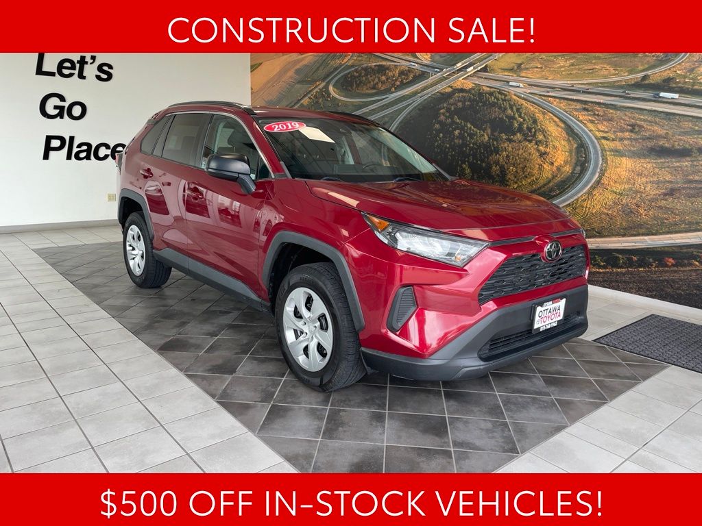 Red (Ruby Flare Pearl) 2019 Toyota RAV4 SUV / Crossover All-Wheel Drive 8-Speed Automatic