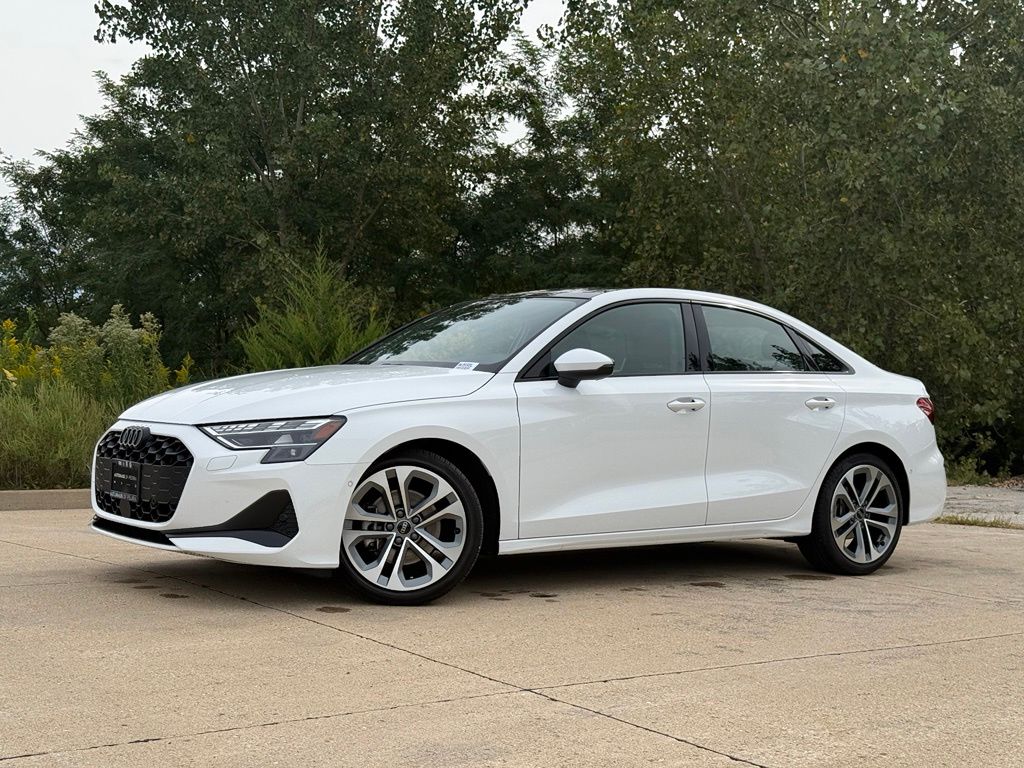 Arkona White 2026 Audi A3 Sedan All-Wheel Drive 7-Speed Automatic
