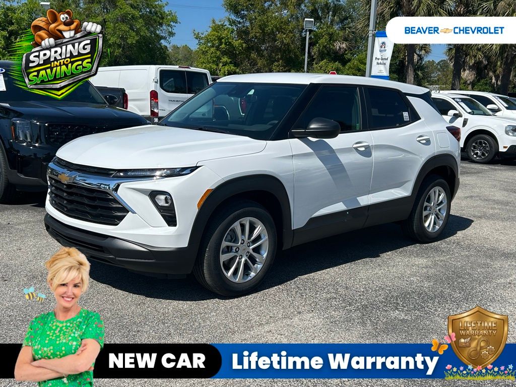 Summit White 2026 Chevrolet Trailblazer LS FWD SUV / Crossover Front-Wheel Drive Continuously Variable Transmission
