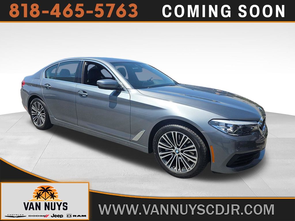 Bluestone Metallic 2020 BMW 5 Series Sedan Rear-Wheel Drive 8-Speed Automatic