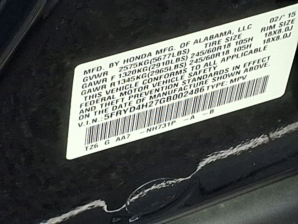 2016 Acura MDX Base 28