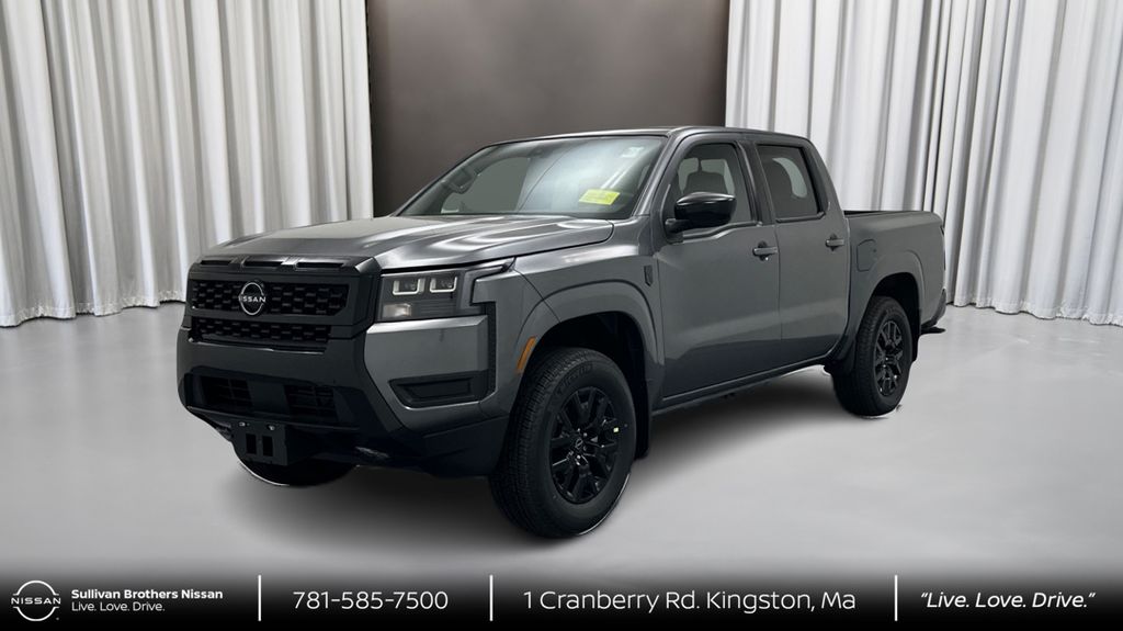 Gray (Gun Metallic) 2026 Nissan Frontier Pickup Truck Four-Wheel Drive 9-Speed Automatic Overdrive