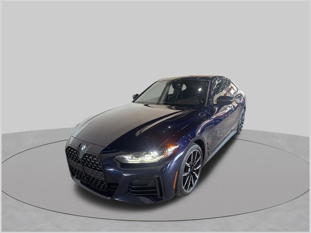 Tanzanite Blue II Metallic 2023 BMW 4 Series Sedan All-Wheel Drive 8-Speed Automatic