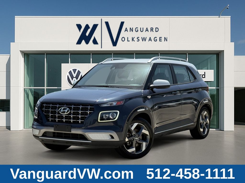 Denim w/White Roof 2022 Hyundai Venue SUV / Crossover Front-Wheel Drive Continuously Variable Transmission