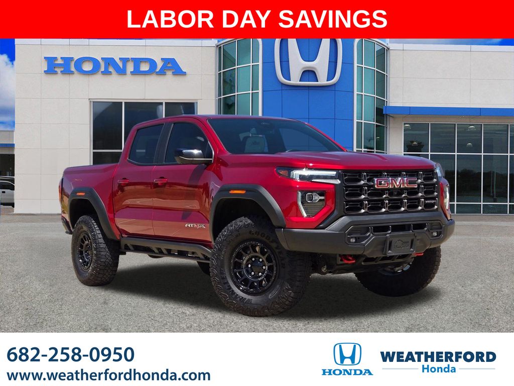 Volcanic Red Tintcoat 2024 GMC Canyon Pickup Truck Four-Wheel Drive 8-Speed Automatic